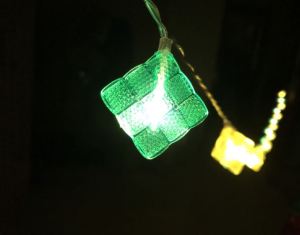 LAMPU HIASAN RAMADAN KETUPAT/RAYA DECORATIVE LED LIGHT Crystal Ketupat LED Chasing Decoration Light