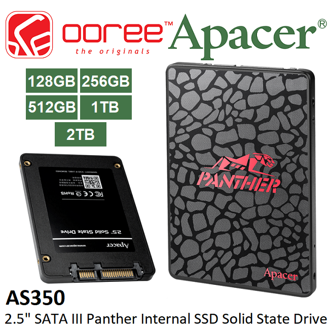 Apacer As As X Ssd Panther Sata Iii Gb S Internal Ssd