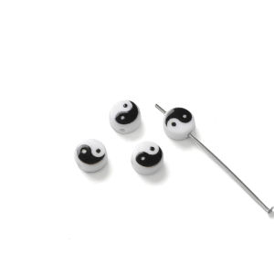 ลูกปัดอะคริลิคสายฟ้าแบบหลวม5ชิ้นสำหรับสร้อยข้อมือทำด้วยมือสร้อยคอต่างหูพวงกุญแจอุปกรณ์เสริมสำหรับการทำเครื่องประดับหัตถกรรม DIY