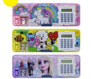 PROMO MURAH TEMPAT PENSIL MAGNET 2 SISI/ KOTAK PENSIL SEKOLAH