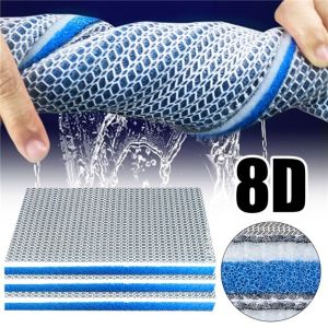 YKM4298 1Pcs 8D Aquarium Filter Sponge High-Density 8-Layers Cotton Sponge Biochemical Filter For Fish Tank Pond