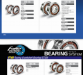 FAITO Bearing Crankshaft Racing EX5/CT110/GSX/GT128/KARISMA/KRISS/KSR/SRL110/SRL115Z/TX150/TZM/Y110/Y125Z/S720 EX5DREAM (2PC 6304)/S720 SRL110 (2PC 6205/6304). 