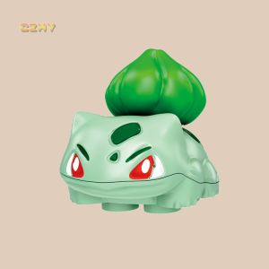 Anime Squirtle Blissey Pichu Clefairy Meowth Bulbasaur Eevee Figures Block Children Toy Gifts