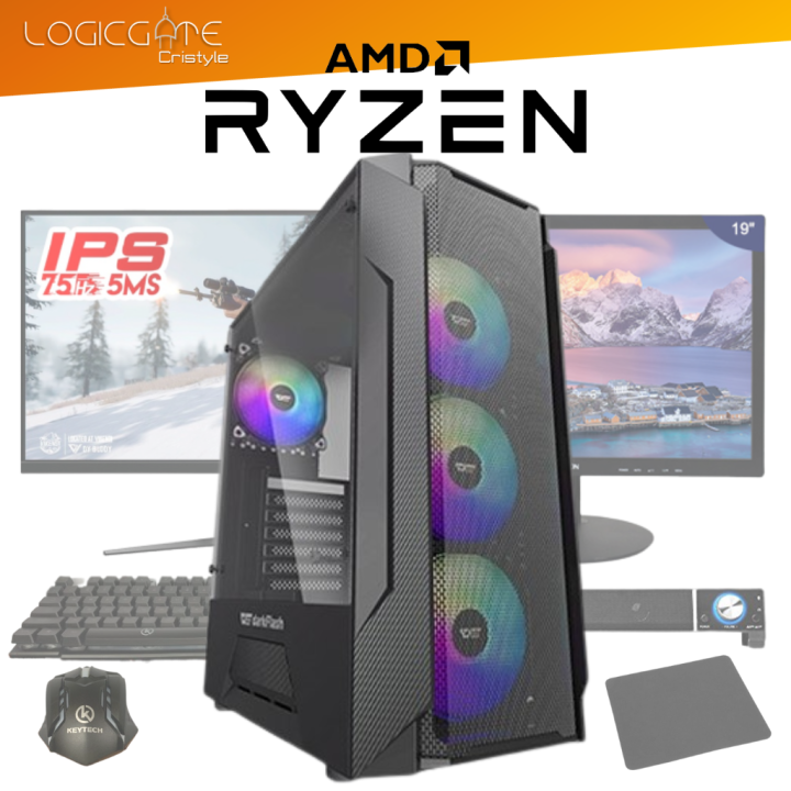 COMPUTER SET Ryzen 3 & 5 | 8GB | 120GB SSD | 700w PSU | Dark Flash Case ...
