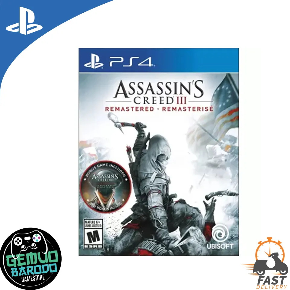 PS4 Assassins Creed 3 III Remastered(R1/R3)(English/Chinese) | Lazada