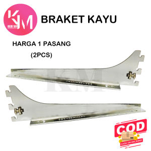 Braket Kayu atau Triplek 40 Cm isi 1 set (2 pcs).