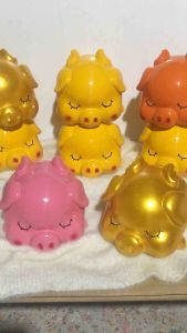 [Ảnh thật+video] Lợn đất heo đất tiết kiệm thiên thần cánh tiên