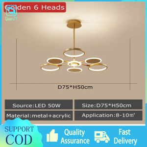 Chandelier modern design led Bedroom light gold ceiling light counter lamp chandeliers Modern minimalist circle lights Nordic Chandelier Living Room Light For Bedroom chandelier Dining room chandelier Kitchen chandelier light ceiling Terrace chandelier