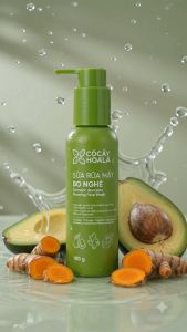 [HỎA TỐC] Sữa Rửa Mặt Bơ Nghệ Cỏ Cây Hoa Lá 120g – Sạch Sâu Dưỡng Ẩm Hỗ Trợ Ngừa Mụn