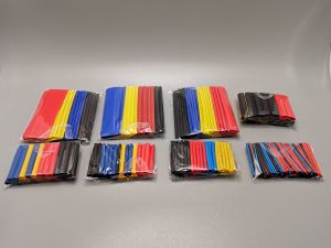 Heat Shrink Tube Wrap Wire Cable Insulated Sleeving Tubing Set 2:1 Polyolefin Shrinking Assorted