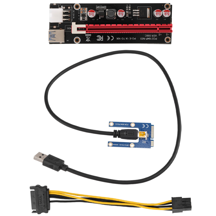 Mini PCIe to PCI Express 16X Riser for Laptop External Graphics Card ...