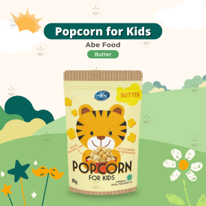Abe Food Popcorn Butter - Snack Ringan Anak Popcorn Butter 80g
