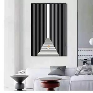 Himalaya Painting Abstract 20cmx30cm Frameless Waterproof Sintraboard Decorative Wall No Light