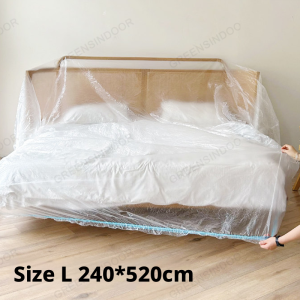 GREENSINDOOR Disposable Furniture Sofa Anti-dust Cover Suitable for Bed Sofa Protective Plastic Film Fully Cover
