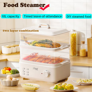 XIAOMI Free Shipping 2/3 Tier Food Steamer Electric Food Steamer multi functional household 2 layer steamer can store stacked electric steamer small breakfast machine 电蒸炉 蒸锅