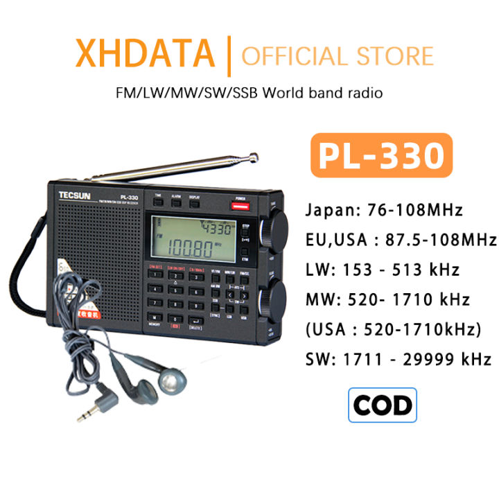 Tecsun PL-330 FM/MW/SW/LW SSB Radio Latest firmware version 3306
