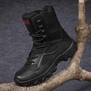LZD  Magnum plus Size Breathable Combat Boots Special Forces Outdoor Hiking Wear Training Combat Boots High-Top Military Boots