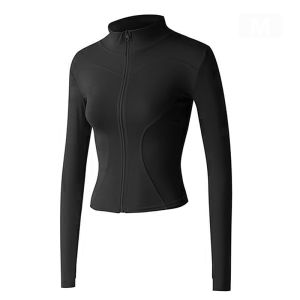 Womens Jacket Quick-drying Sun Protection Sport Coat Women Tight Yoga Wear Long Sleeve Cardigan Running Fitness Jacket