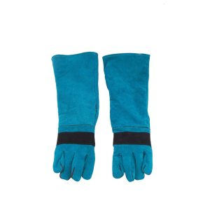 Professional Against Chew Leather Gloves For Pet Grooming Veterinary Handling And Animal Welfare