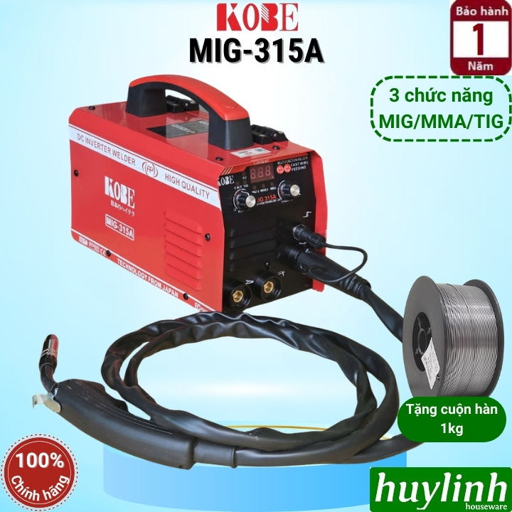 Máy hàn 3 chức năng Kobe MIG-315A - Tặng cuộn hàn 1kg | Lazada.vn