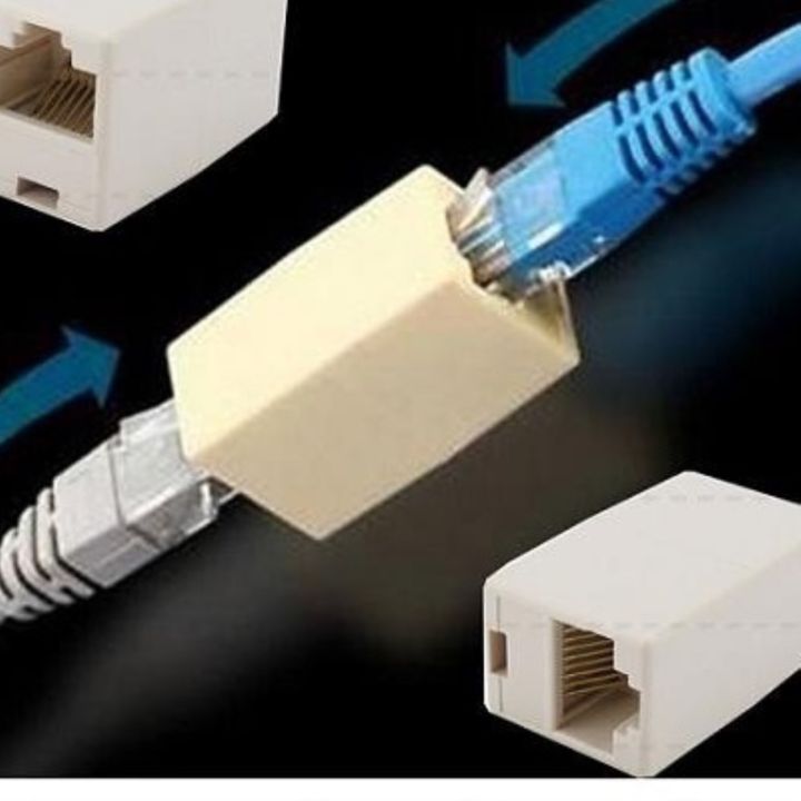 Network Cable Extender RJ45 Join Female to Female 8pin RJ45 Connector