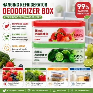 Air Purifying Fridge Deodorizer Refrigerator Odor Remover Hanging Fridge Deodorizer Box