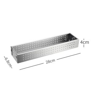 CILL Quality 1 pcs Stainless Steel Household Cutlery Draining Flatware Storage Case Kitchen Supplies Cutlery Box Chopstick Holder