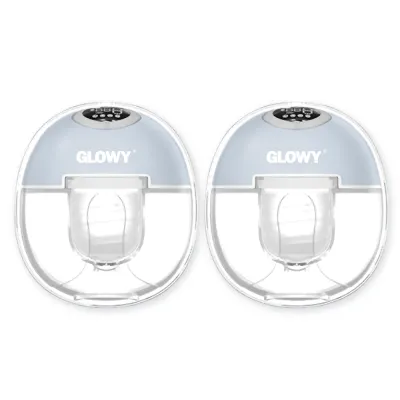 Glowy Wearable Breast Pump Model WP-01 เครื่องปั๊มนมไฟฟ้า แบบสวมใส่ โกลวี่ รุ่น WP-01 ปั๊มนมแบบแฮนด์ฟรีอย่างแท้จริง ไม่มีสายยาง ไม่ต้องใช้มือจับ
