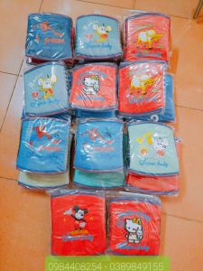 Đai ngồi xe máy cho bé ( loại thêu hình)