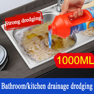Unclog the pipes for 10 minutes sink and pipe cleaner Sink and Drain Cleaner for Clogged sinks Clogged Bathroom Clogged Kitchen Clogged Toilets Clogged Sinks Clogged Drain Sink & Drain Declogger 1000 ml