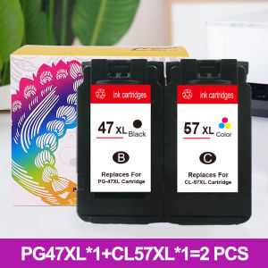 Compatible Canon 47XL 57XL Canon 47 Ink Canon Ink PG47 CL57 for PIXMA E3370 E400 E410 E417 E460 E470 E477 E480 E4270 E3170 E3177