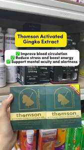 Ready stock 🇲 🇾 (GREEN) Thomson Activated Ginkgo Extract 40mg (120’sx2)/(120sx1)
