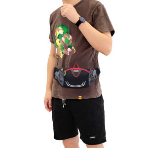 Durable Nylon Waist Pack with Anti-Theft Design for Outdoor Sports and Daily Use