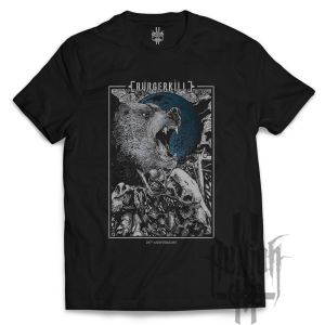 Kaos Merchandise Burgerkill Bootleg Tshirt Musik Rock  Metal Band Burgerkill 25th Aniversary