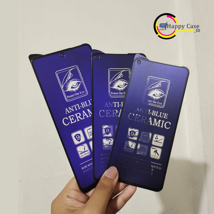 TEMPERED GLASS BLUE MATTE KERAMIK REDMI 4a 5A 5 5+ 6A 7A 7 8 8A PRO 9