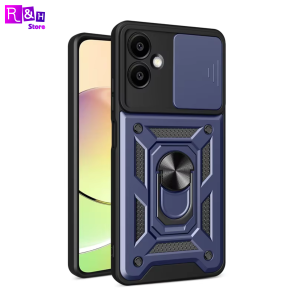 Case Samsung Galaxy A06 Military Slide Camera Premium Grade Ring Magnetic Armor Kick Stand