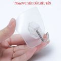 Combo 3 Cái Móc Dán Treo Tường Trong Suốt Siêu Dính Tiện Lợi. 