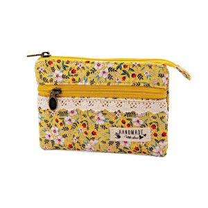 FUDESHE กันน้ำกันน้ำได้ กระเป๋าใส่เหรียญ ซิปสั้นๆ มัลติฟังก์ชั่นการใช้งาน ที่จัดระเบียบของ น่ารักน่ารักๆ ง่ายๆ กระเป๋าเงินสตรี