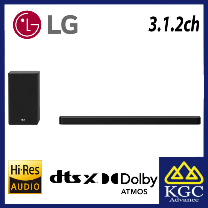 LG SP8A, 440W, 3.1.2ch with Meridian & Dolby Atmos® Soundbar - SP8A