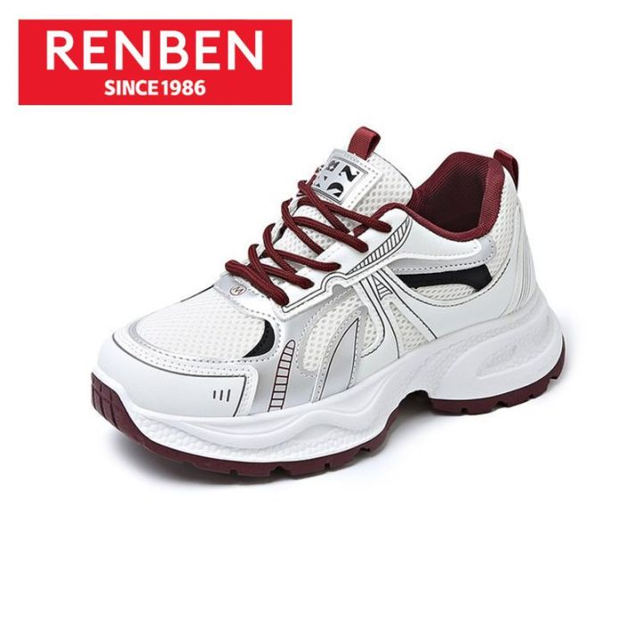 RENBEN Student platform dad shoes women's new muffin sole sports