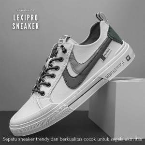 Sepatu Sneakers Pria Kekinian Lexipro Sepatu Putih Import Sepatu Casual Sepatu Sekolah Sepatu Santai