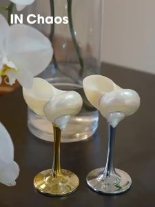 Fashion Handmade Natural Conch Shell Wine Glass Creative Party Drinking Champagne Glasses Bar High-end Utensils Coastal Decor