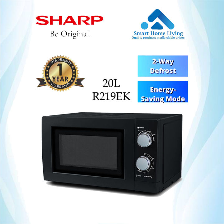 Sharp EnergySaving 20L Microwave Oven R219EK Lazada