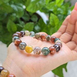 Q2020 Vòng Thạch Anh Ưu Linh Đa Sắc 10li không kén mệnh - Phong Thuỷ TUDO