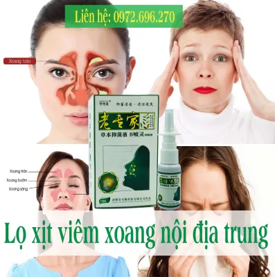 : [YHTH]Xịt vệ sinh mũi sổ mũi nghẹt mũi xoang mũi JIMINGTANG 20ML
