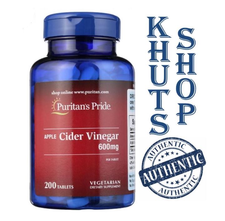 200 tablets Apple Cider Vinegar 600 mg, Puritan's Pride Lazada PH