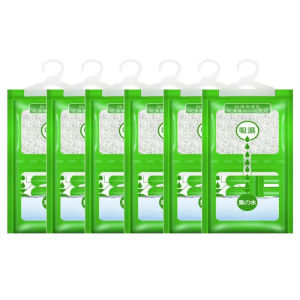 YESPERY 1/3/6Pcs Hangable Wardrobe Moldproof Moisture Proof Dehumidification Bag Moisture Absorbing Bag Closet Dehumidizer Eco Friendly