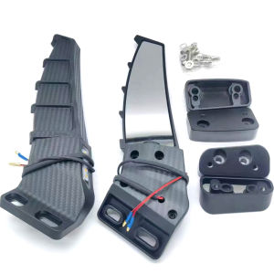 กระจกมองหลังกระจกข้างรถหมุนปรับได้สำหรับ BMW S1000RR Honda CBR YAMAHA YZF R6 R1 R25 R3 R15 R125