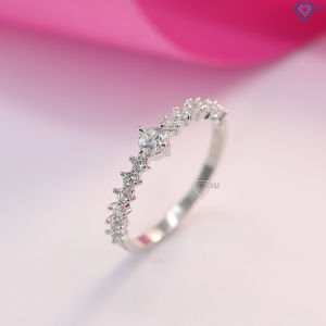 Nhẫn nữ bạc thật đính đá cá tính giá rẻ NN0213 - Trang Sức TNJ