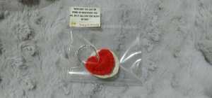 Heart Crochet Keychain - Small Heart Symbolizes Simple Yet Sincere Love - Reminds Us That Even The Tiniest Gestures Can Carry The Deepest Emotions Perfect as Gift